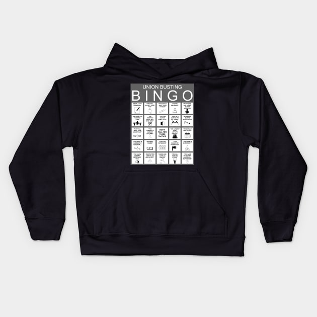 Union Bingo Kids Hoodie by Voices of Labor